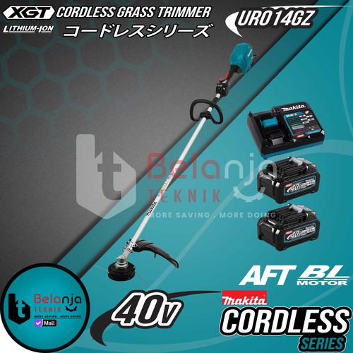 [EZM.3500018] Mesin Potong Rumput Senar Baterai Makita UR014GZ Cordless Grass Trimmer 40V UR014 GZ + Baterai 40V Set