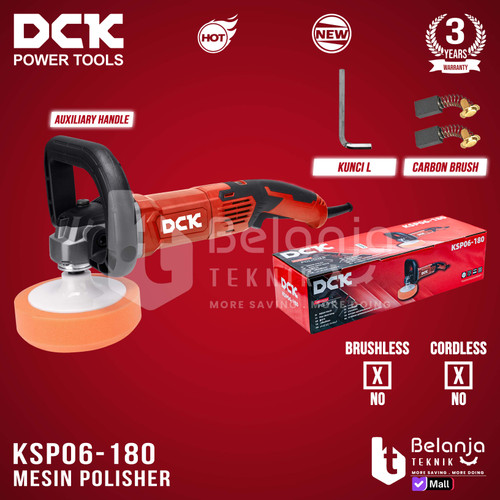 [EZM.3500119] Mesin Amplas Kendaraan Mobil DCK KSP06-180 Sander Polisher 7 Inch  1400 W