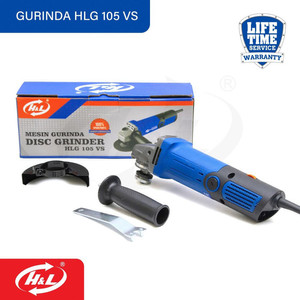 [EZM.3500135] Mesin Gerinda Tangan H&L HL 105 VS Angle Grinder HL 4 Inch 570 Watt