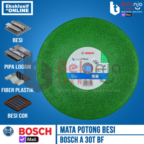 [EZM.3500151] Mata Batu Potong Besi Hijau Standard Bosch 14" Metal Cutting Disc Green 14 Inch X 3 MM