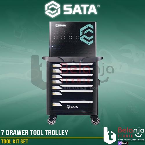 [EZM.3500158] Tool Kit Set 278 Pcs Sata 7 Drawer Tool Trolley Storage ToolKit 09918S