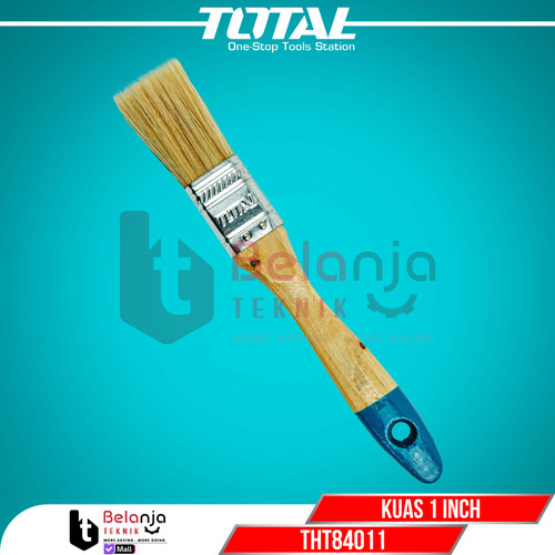 [EZM.3500191] Paint Brush Kuas Cat 1" Total Kuas Cat Tembok Brush Pembersih 1 Inch