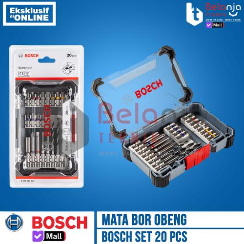 [EZM.3500206] Mata Bor Obeng Bosch Set 20 Pcs Drill And Screwdriver Bit Set 20 Pcs