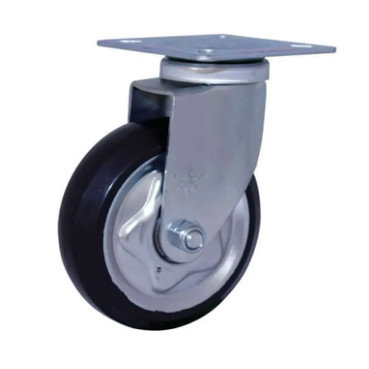 [EZM.3500231] Roda Troli Roda Caster Karet 8 Inch Hidup Putar Tampa Rem 8" Roda
