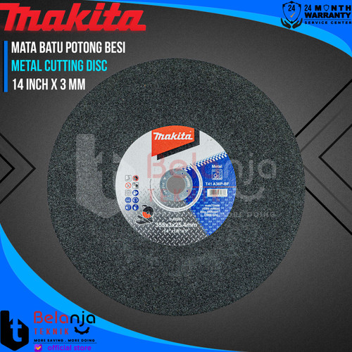 [EZM.3500243] Mata Batu Potong Besi Standard Makita 14" Metal Cutting Disc 14 Inch X 3 MM