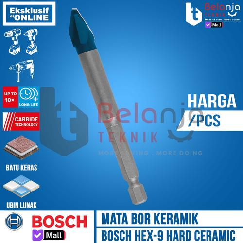 [EZM.3500266] Bosch HEX 9 Hard Ceramic Drill Bit 10 mm Mata Bor Keramik 10 X 90 MM Tile Drill Bit 10MM