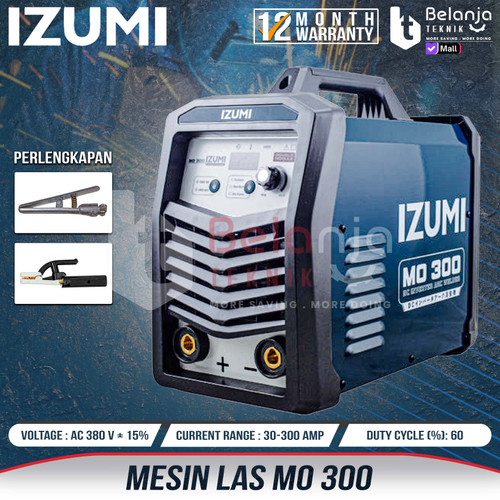[EZM.3500287] Izumi Mesin Travo Las MMA MO 300 Trafo Inverter Welding Machine 300A 3 Phase