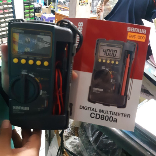 [EZM.3500307] Sanwa Multitester Digital CD800 Avometer Multi Meter CD 800 Multimeter Japan