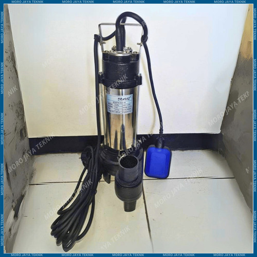[EZM.3500335] Drakos Mesin Pompa Celup Air Kotor Air Limbah WQDY 25-10 Submersible Pump 2 HP 2 Inch