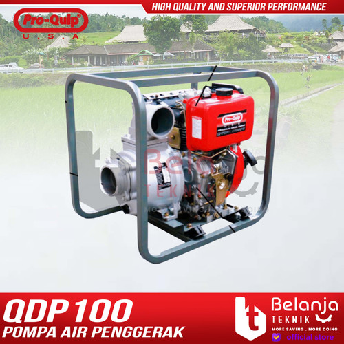 [EZM.3500386] Proquip Water Pump 4 Inch Diesel QDP100 Mesin Alkon Pompa Air Irigasi QDP 100