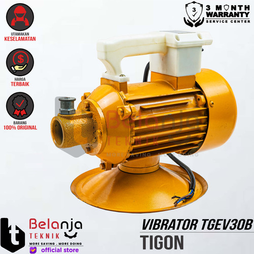 [EZM.3500403] Tigon Mesin Pemadat Beton Concrete Vibrator TG EV 30 B 3HP 3 Phase EV30B