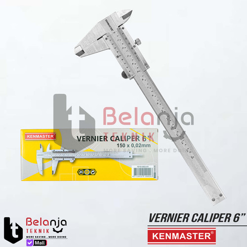 [EZM.3500417] Kenmaster Sigmat Sketmat 6 Inch Jangka Sorong 0-150mm Vernier Caliper