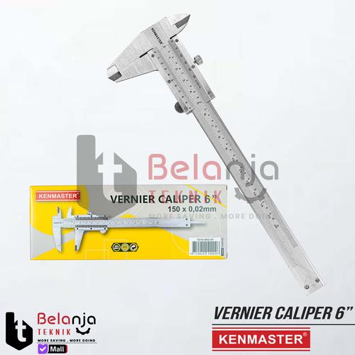 [EZM.3500417] Kenmaster Sigmat Sketmat 6 Inch Jangka Sorong 0-150mm Vernier Caliper
