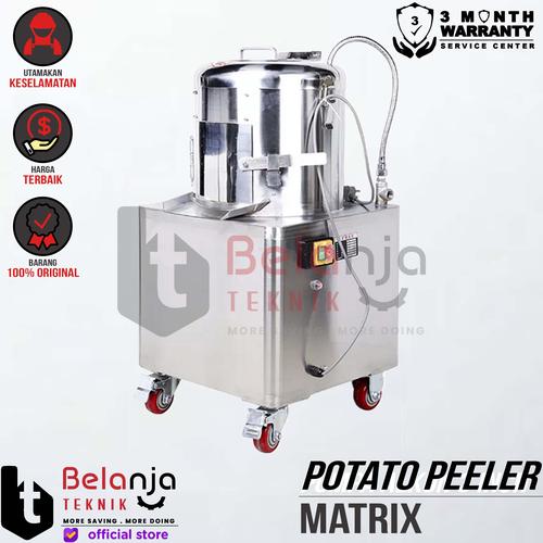 [EZM.3500449] Matrix Mesin Pengupas Kulit Kentang MTX 8 Potato Peeler Otomatic 8 Liter 750 Watt
