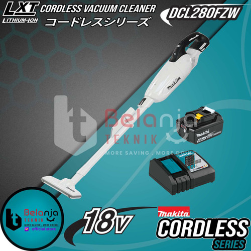 [EZM.3500453] Makita Vacuum Cleaner DCL280 FZW Cordless Portable Penghisap Debu 18V Set 5 AH