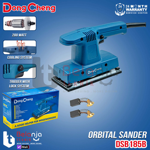 [EZM.3500492] Dongcheng Mesin Amplas DSB185 160 Watt Orbital Sander DSB 185 93 x 185 mm