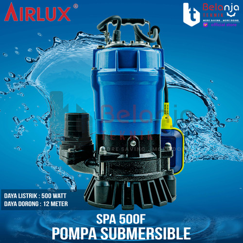 [EZM.3500506] Airlux Mesin Pompa Celup SPA 500 Submersible Pump Pompa Air Kotor
