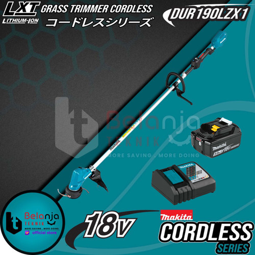 [EZM.3500522] Makita Mesin Potong Rumput Senar DUR190LZX1 Grass Trimmer Cordless 18V Set