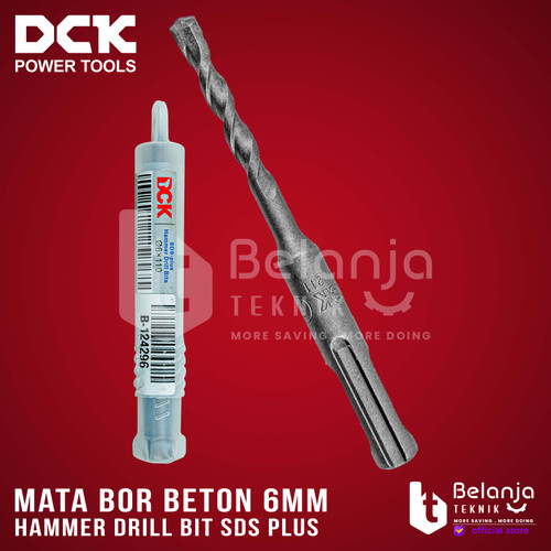 [EZM.3500524] DCK Hammer Drill Bit SDS Plus 6 X 110 MM Mata Bor Beton SDS Plus 6 MM