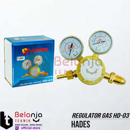 [EZM.3500568] Hades Regulator Gas LPG HD-03 Propane HD-03 Welding LPG