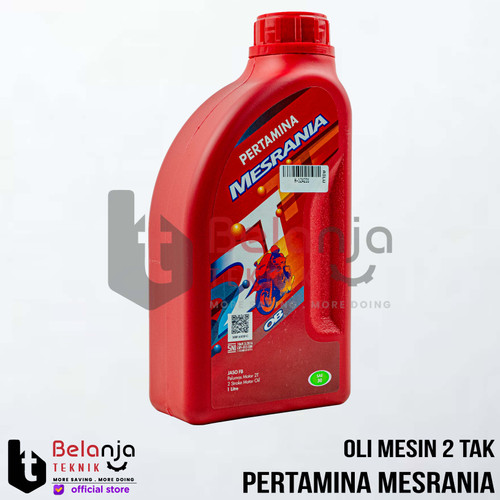 [EZM.3500577] Pertamina Mesrania Oli Mesin Potong Kayu Mesin Potong Rumput 2 Tak 1 L