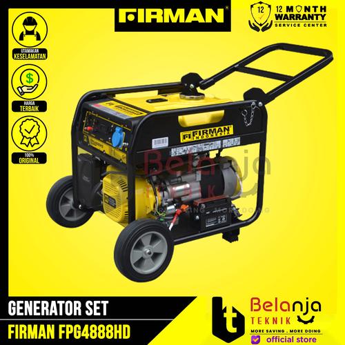 [EZM.3500688] Firman Mesin Genset FPG4888HD Generator Set 3000 Watt FPG 4888 HD