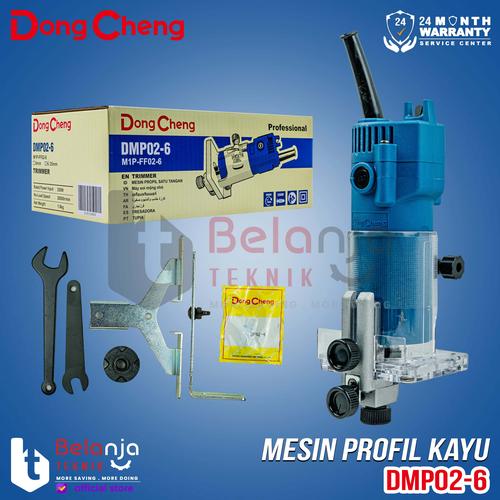 [EZM.3500888] Mesin Profil Kayu 6mm Dongcheng DMP02-6 Wood Trimmer 350WATT DMP 02 6
