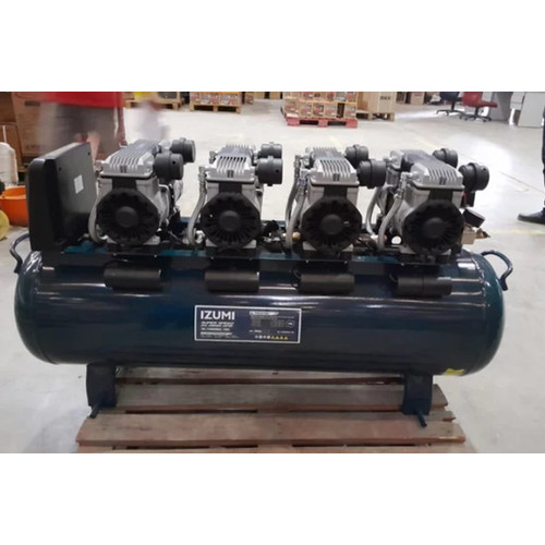 [EZM.3500908] Izumi NLG Mesin Kompresor Angin  Portable OL1390SS4-150 Air Compressor Oilless Super Speed 7 HP 150L