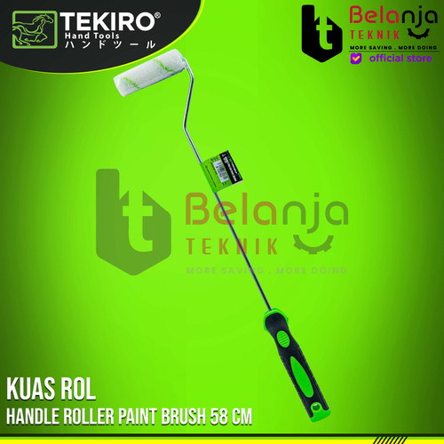 [EZM.3501002] Tekiro Kuas Rol kapal 4 Inch Gagang Panjang 58 CM Kuas Roll cat Tembok