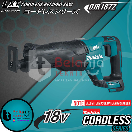 [EZM.3501055] Makita Mesin Cordless Gergaji Recipro Saw DJR187Z Reciprosaw 18V