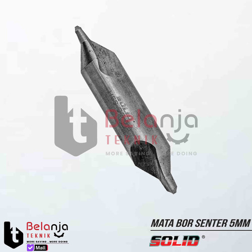 [EZM.3501071] Solid Center Drill Bor Senter HSS 5 MM Mata Bor Senter 5mm