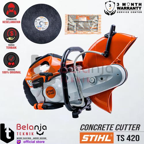 [EZM.3501104] Stihl Concrete Cutter TS 420 Mesin Potong Aspal Beton 14 Inch TS420