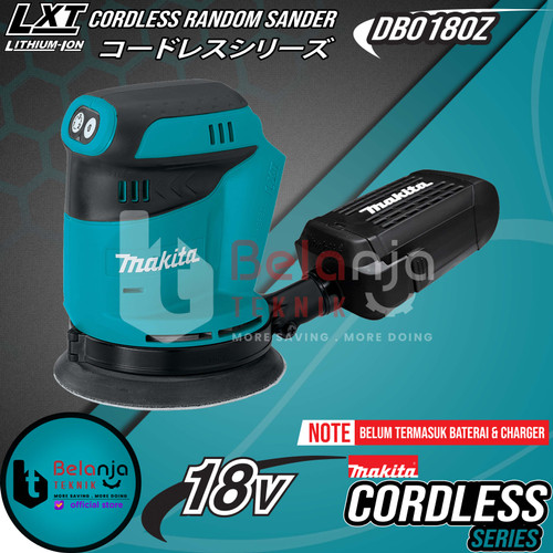 [EZM.3501142] Makita Mesin Amplas DBO180Z Cordless Random Orbit Sander 18V Unit Only