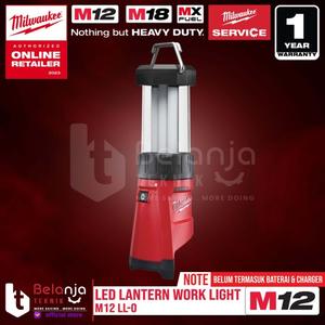 [EZM.3501302] Milwaukee Led Lantern Work Light M12 LL-0 Lampu Kerja 12 V Unit Only