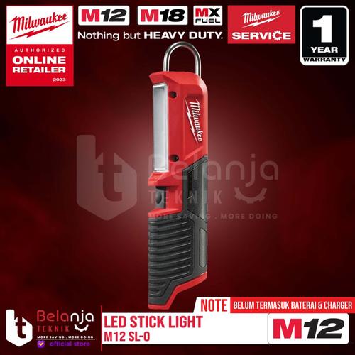 [EZM.3501305] Milwaukee Led Stick Light M12 SL-0 Lampu Kerja Portable 12 V Unit Only