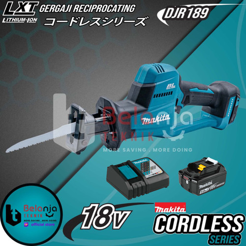 [EZM.3501460] Makita Gergaji Potong Sabre Saw DJR189Z Recipro Saw Baterai Set 18V