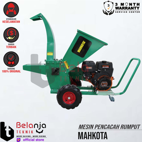 [EZM.3501596] Mahkota Mesin Pencacah Rumput Ranting MCS-68 2In1 Chipper Shredder Set