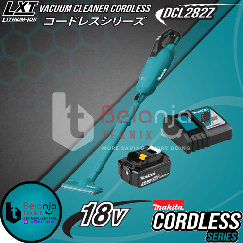 [EZM.3501603] Makita Vacuum Cleaner DCL282FZW Cordless Penghisap Debu 18V + Baterai