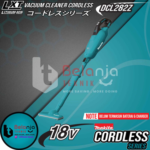 [EZM.3501604] Makita Vacuum Cleaner DCL282FZW Cordless Portable Penghisap Debu 18V