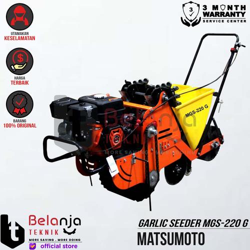 [EZM.3501643] Matsumoto Mesin Tanam Penanam Bawang Putih MGS-220 G Garlic Seeder 8HP