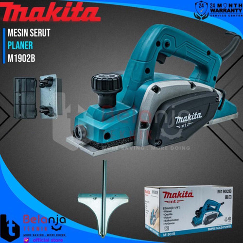 [EZM.3501699] Makita MT Mesin Serut Ketam Kayu M1902B 450Watt Planner Pasah M 1902 B
