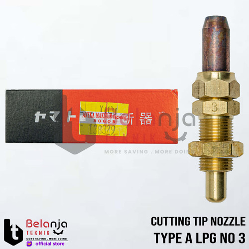 [EZM.3501810] Yamoto Cutting Tip Nozzle Type A LPG No 3 Mata Potong Blander Las