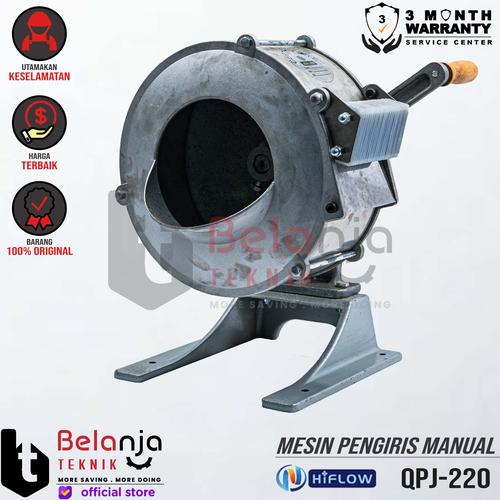 [EZM.3501874] Hiflow Mesin Pengiris Sayuran Manual QPJ 220 M Pengiris Kentang Slice