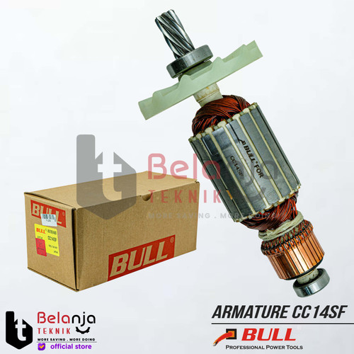 [EZM.3501876] Bull Armature CC14SF Mesin Potong Besi Cut Off Rotor Angker CC 14SF