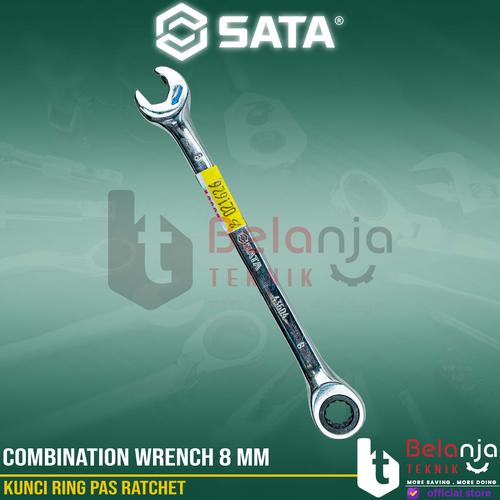 [EZM.3501988] Sata Kunci Ring Pas Ratchet 8 mm 43604 Kunci Kombinasi Ratchet 8MM