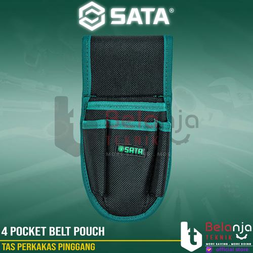 [EZM.3501995] Sata Tas Perkakas 95211 4 Pocket Belt Pouch Tas Pinggang Tool Kit Set