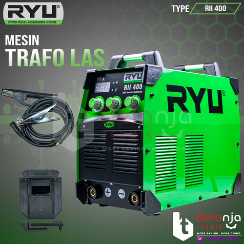 [EZM.3502046] Ryu Travo Las Inverter RII 400-1 IGBT 3 Phase Mesin Trafo Las