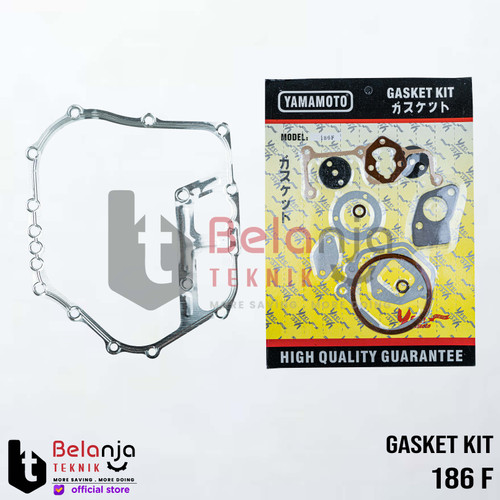 [EZM.3502175] Yamamoto Gasket Kit Packing Set 186F Paking Set 186 F Mesin Solar