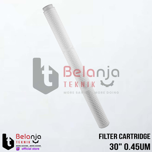 [EZM.3502195] Pleated Filter Cartridge 30" 0.45um Cartridge Filter Pleated 0.45 Um
