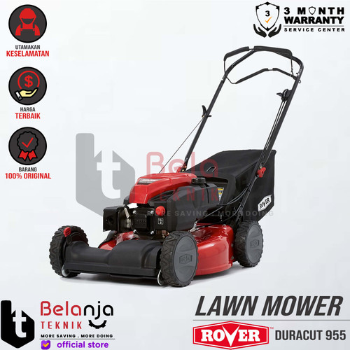 [EZM.3502222] Rover Mesin Potong Rumput Dorong Duracut 955 Lawn Mower 21 Inch 196 CC